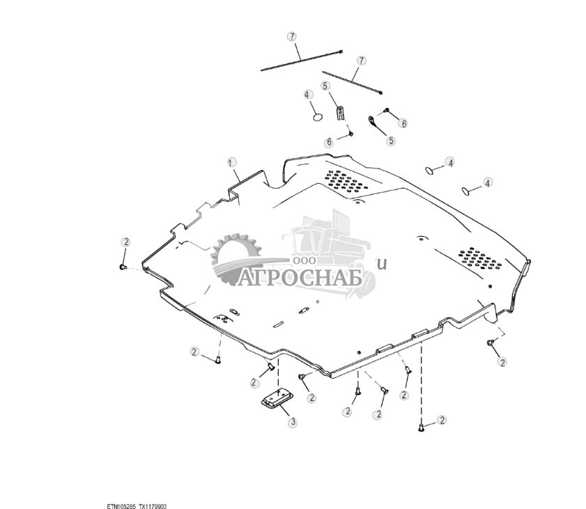Обшивка потолка без радиоприемника - ST817502 337.jpg